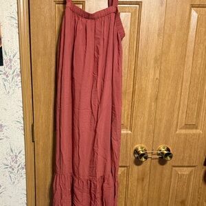 Old Navy Coral Maxi Skirt
